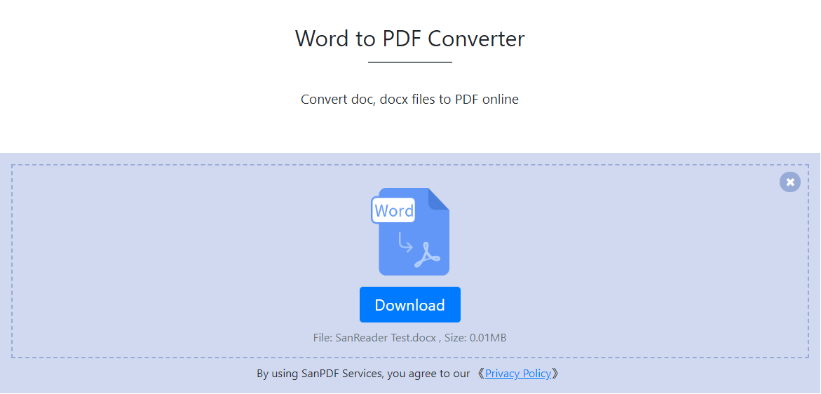 How to convert Word to JPG format using Sanpdf for free? – SanPDF ...