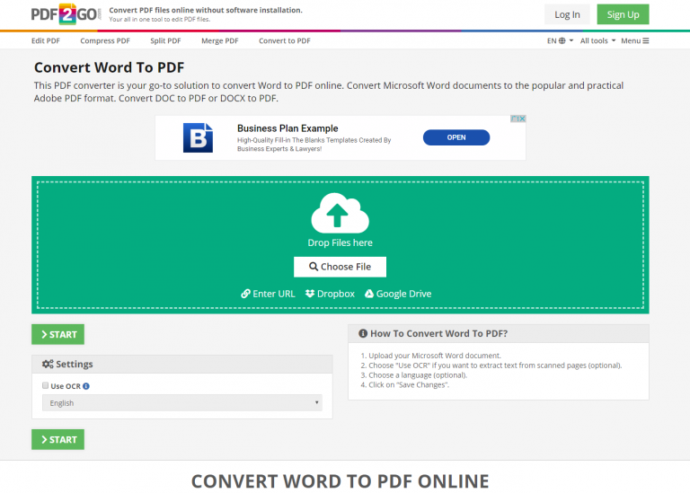 convert word to pdf online free without losing formatting
